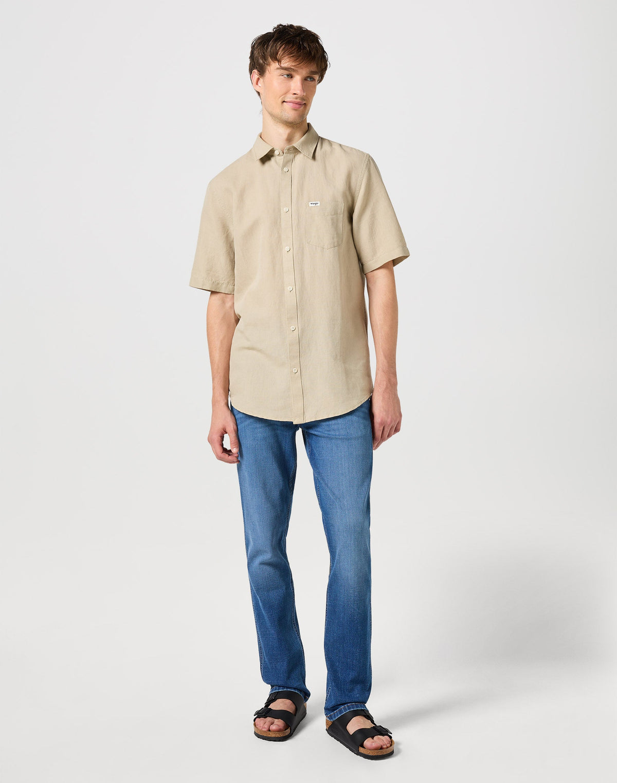 One Pocket Shirt in Plaza Taupe