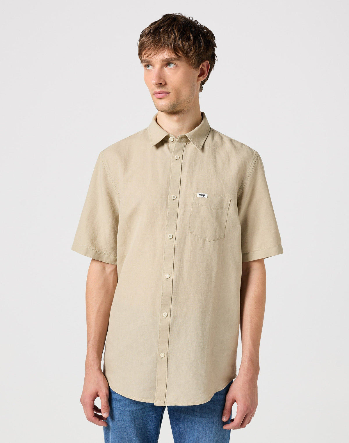 One Pocket Shirt in Plaza Taupe