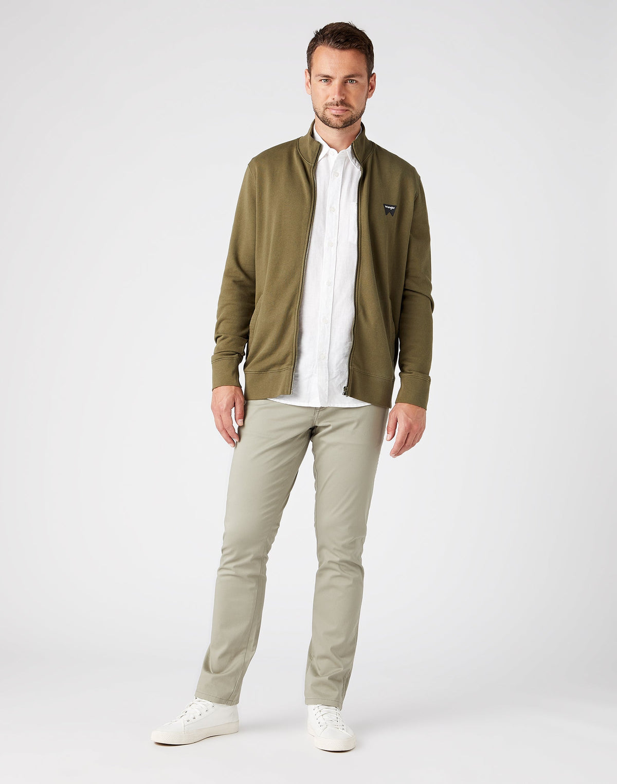 Texas Slim Trousers in Vetiver Green