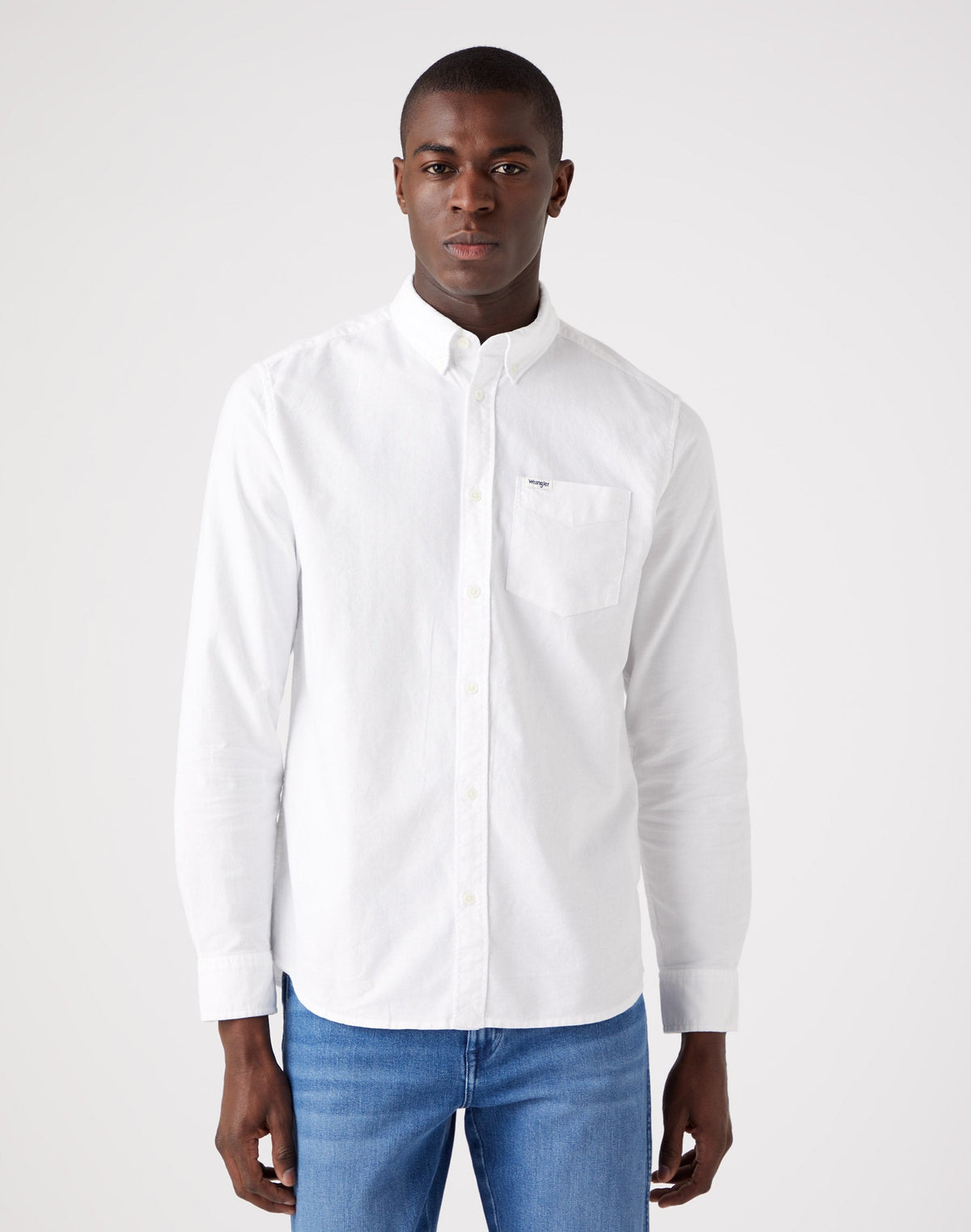 Button Down Shirt in White