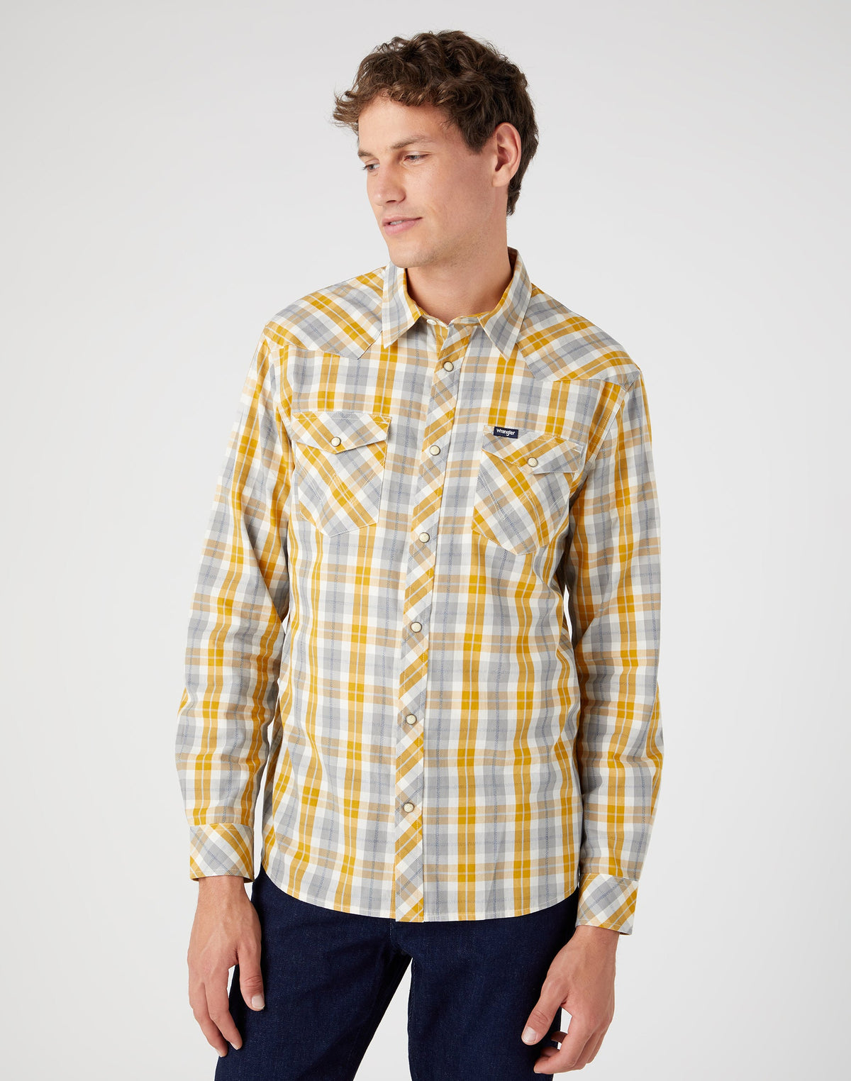Western Shirt in Wrangler Yellow