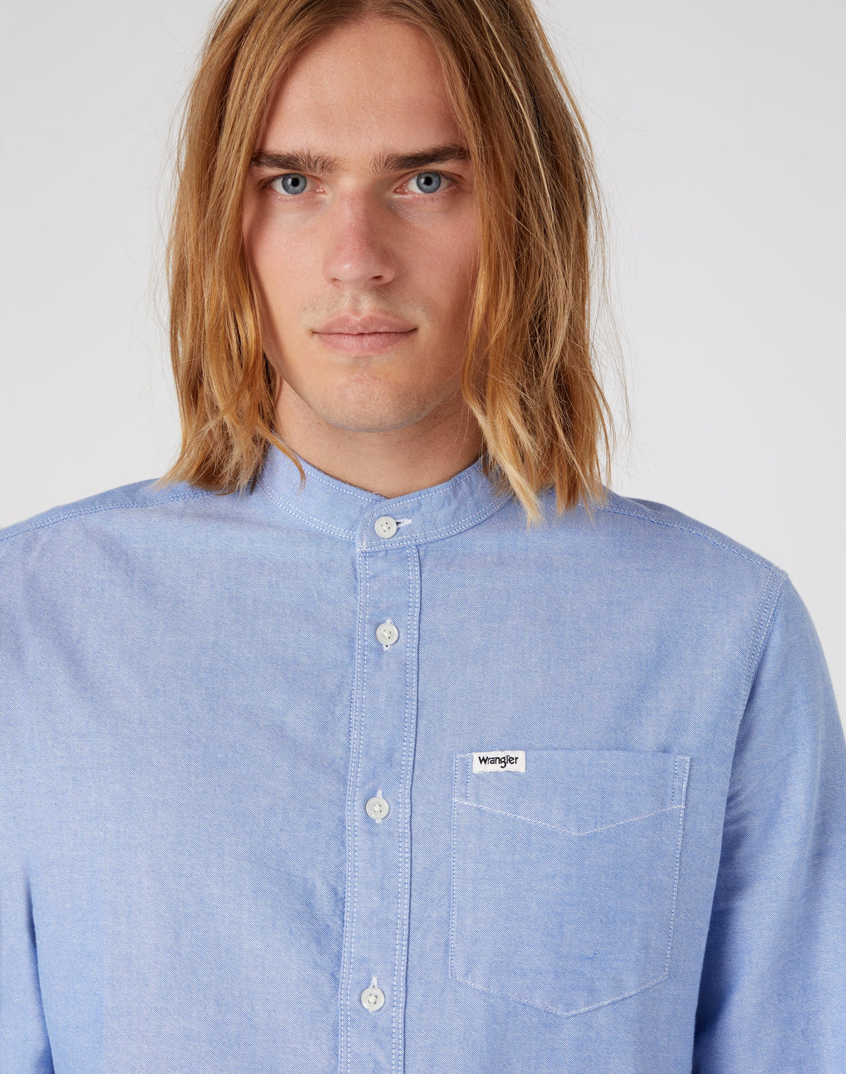 One Pocket Shirt in Limoges Blue
