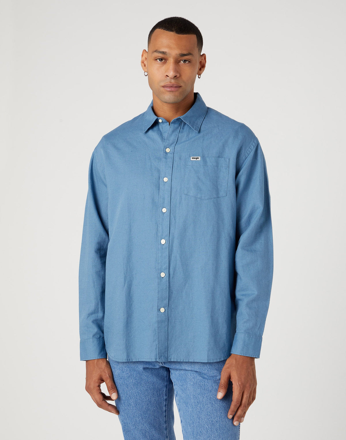 One Pocket Shirt in Captains Blue