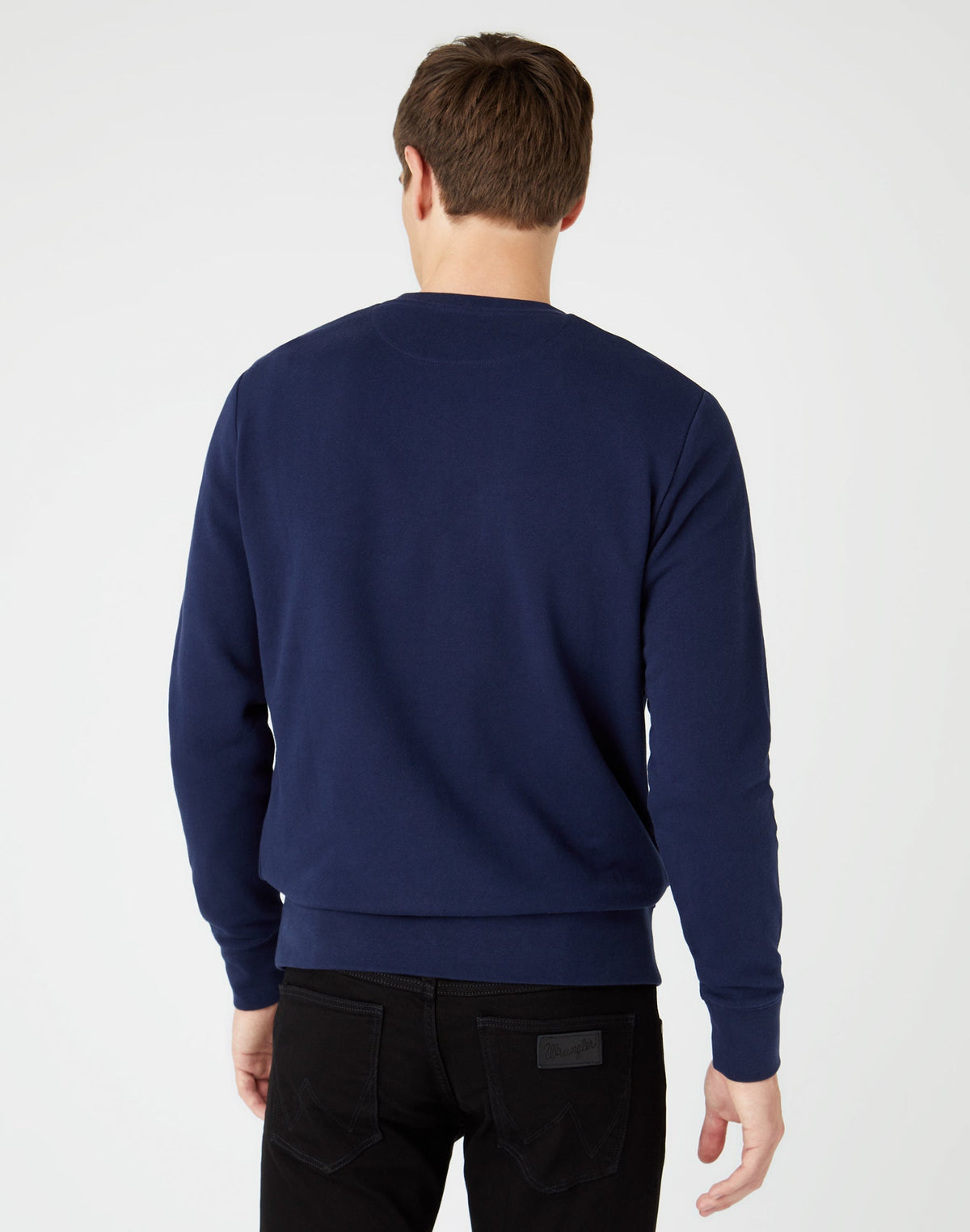 Frame Logo Sweatshirt in Navy