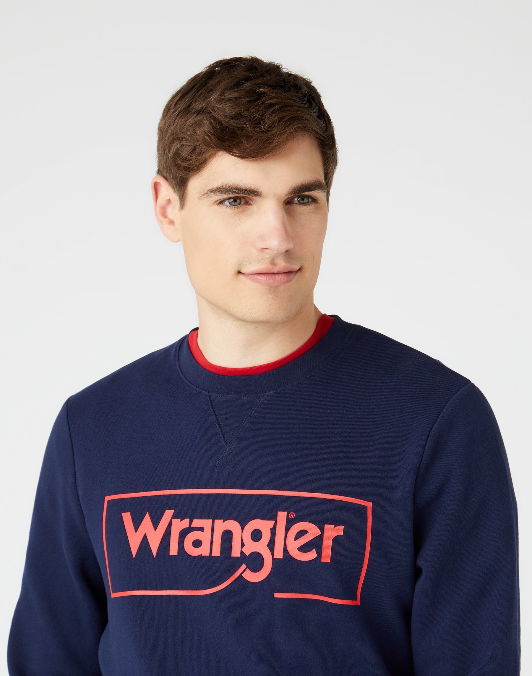 Wrangler on sale logo sweatshirt