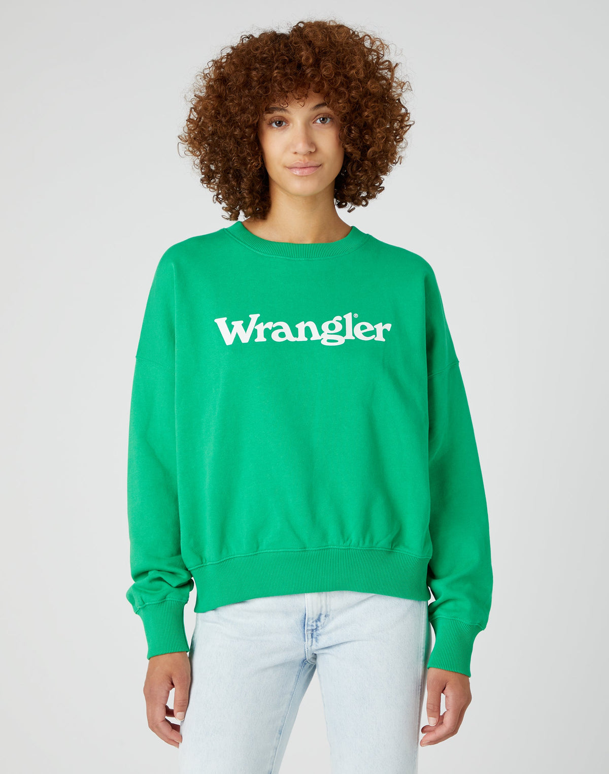 Relaxed Sweatshirt in Bright Green