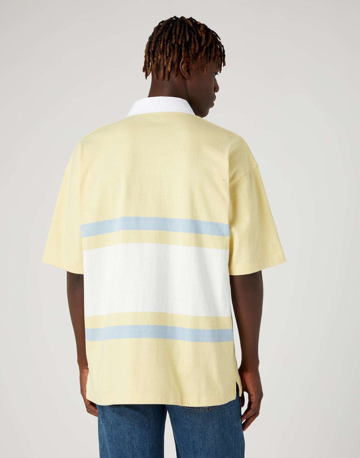 Rugby Polo Shirt in Pineapple Slice