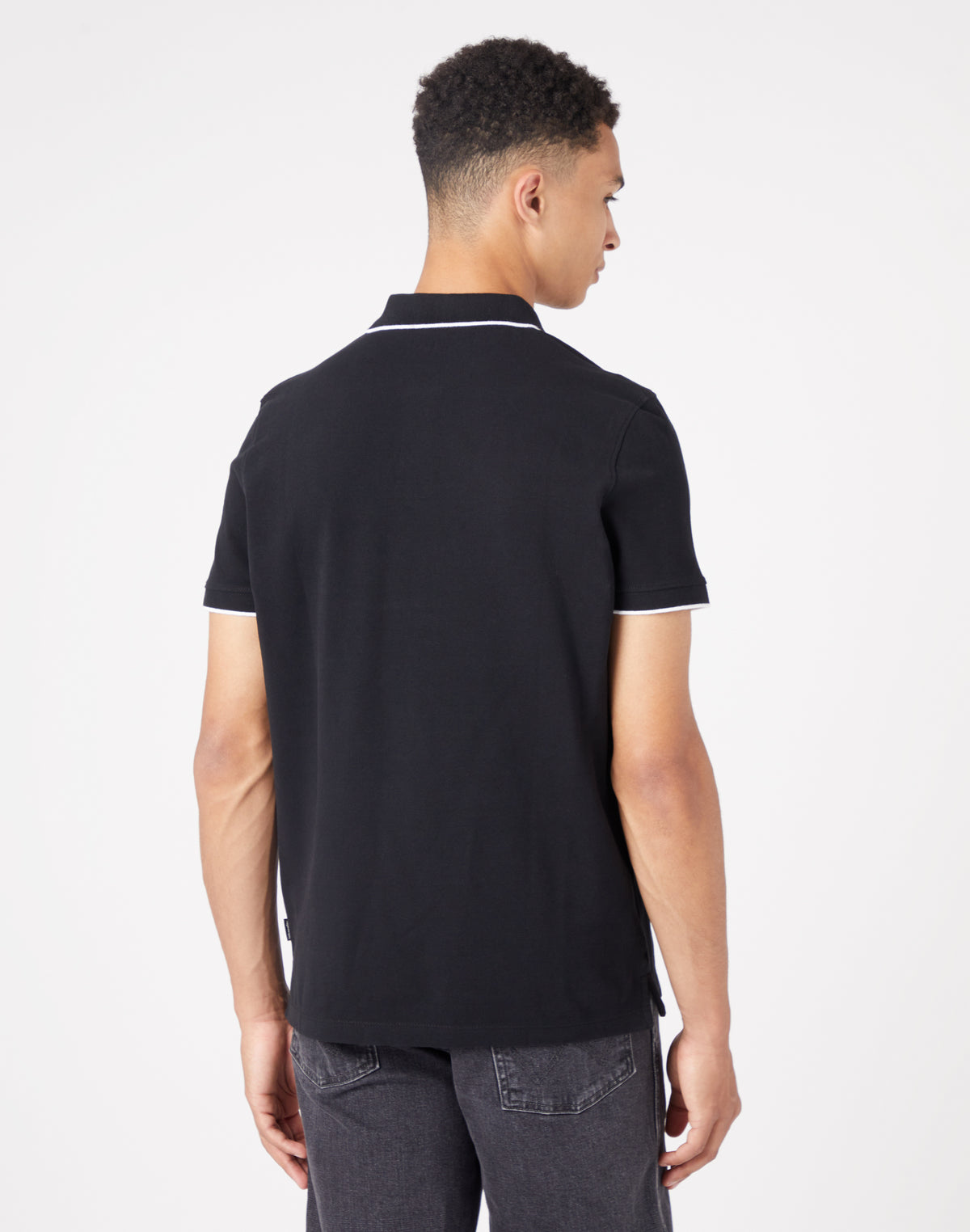Polo Shirt in Black