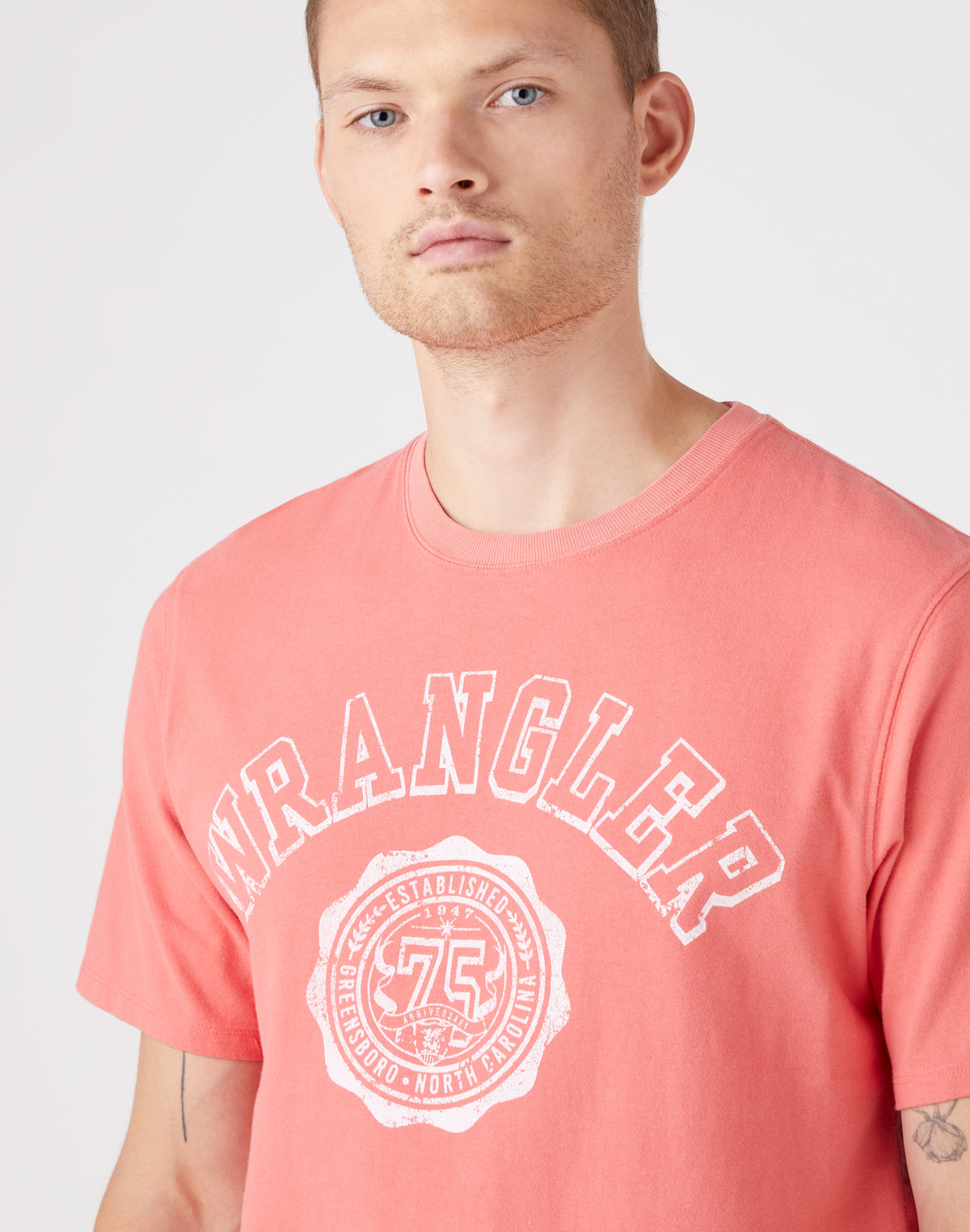 Collegiate T-Shirt in Spiced Coral