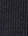 Half Zip Knit in Dark Grey Melange