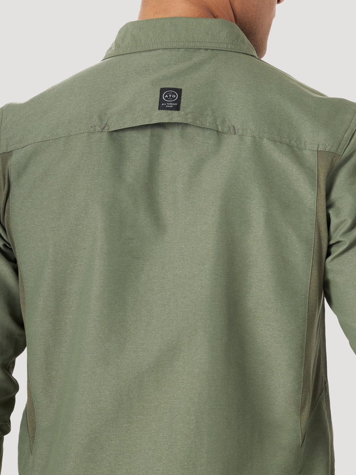All Terrain Gear Mixed Material Shirt in Dusty Olive