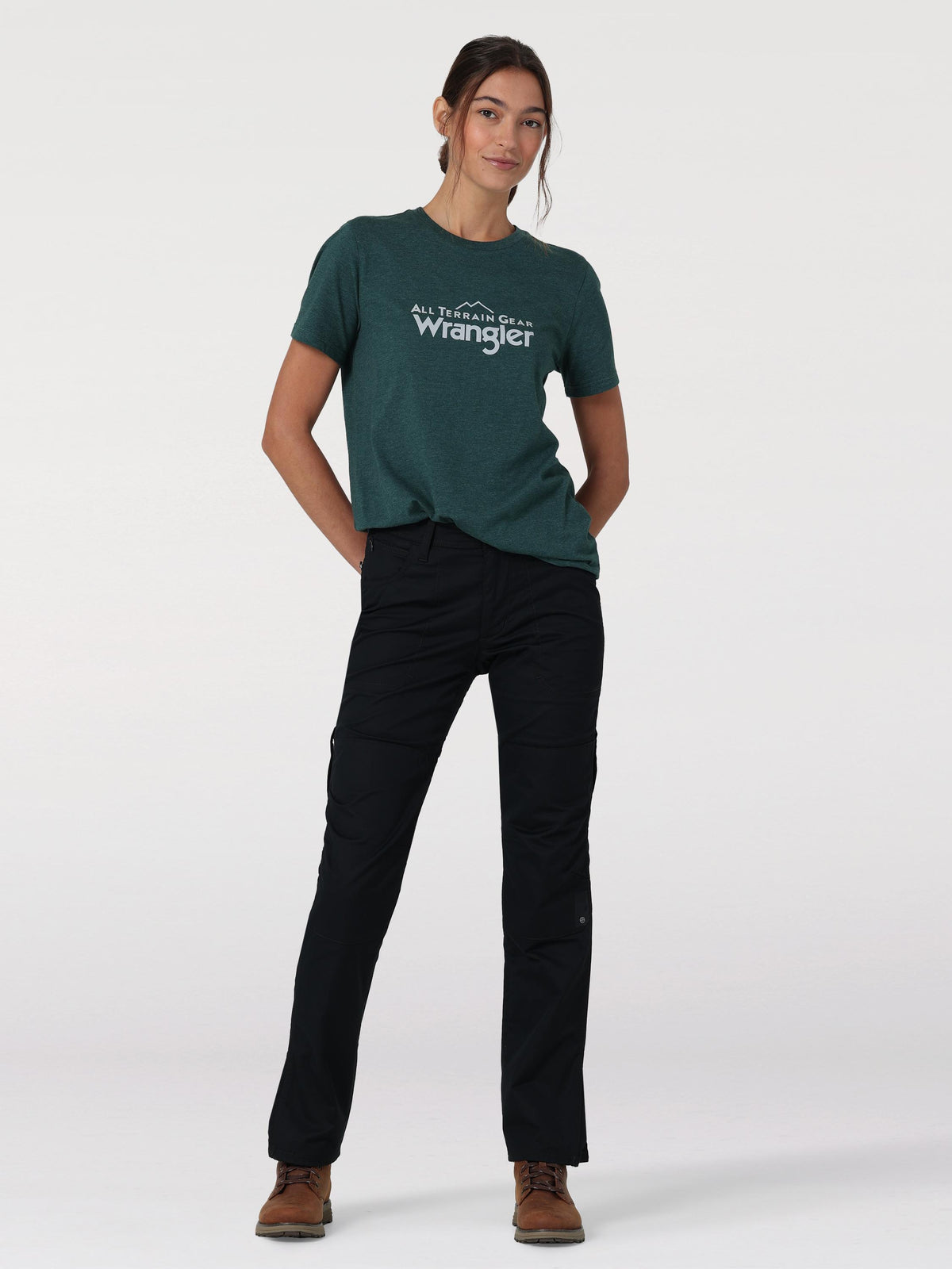 All Terrain Gear Reinforced Softshell Pant in Black